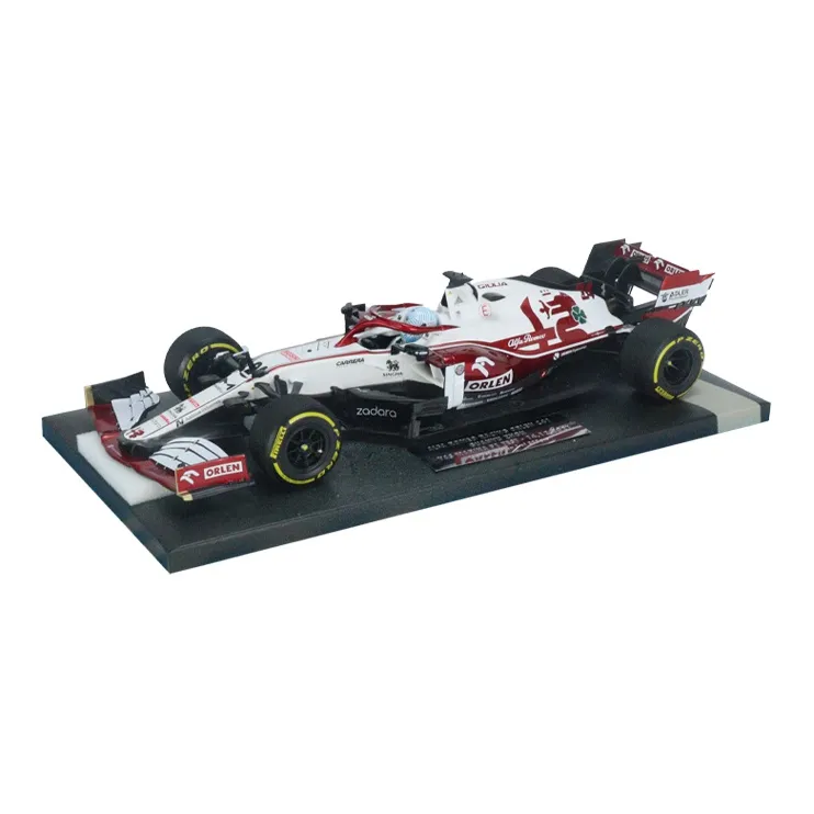 MINICHAMPS Supercar Luxury Car Series Alfa Romeo Zhou Guanyu Assembled Models-0
