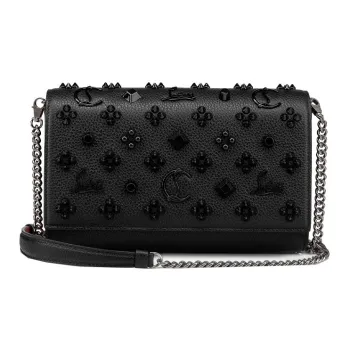 Christian Louboutin Paloma Foldover Top Clutch Bag