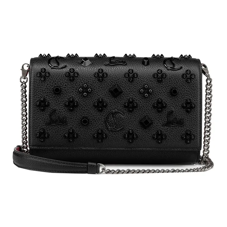 Christian Louboutin Paloma Foldover Top Clutch Bag-0