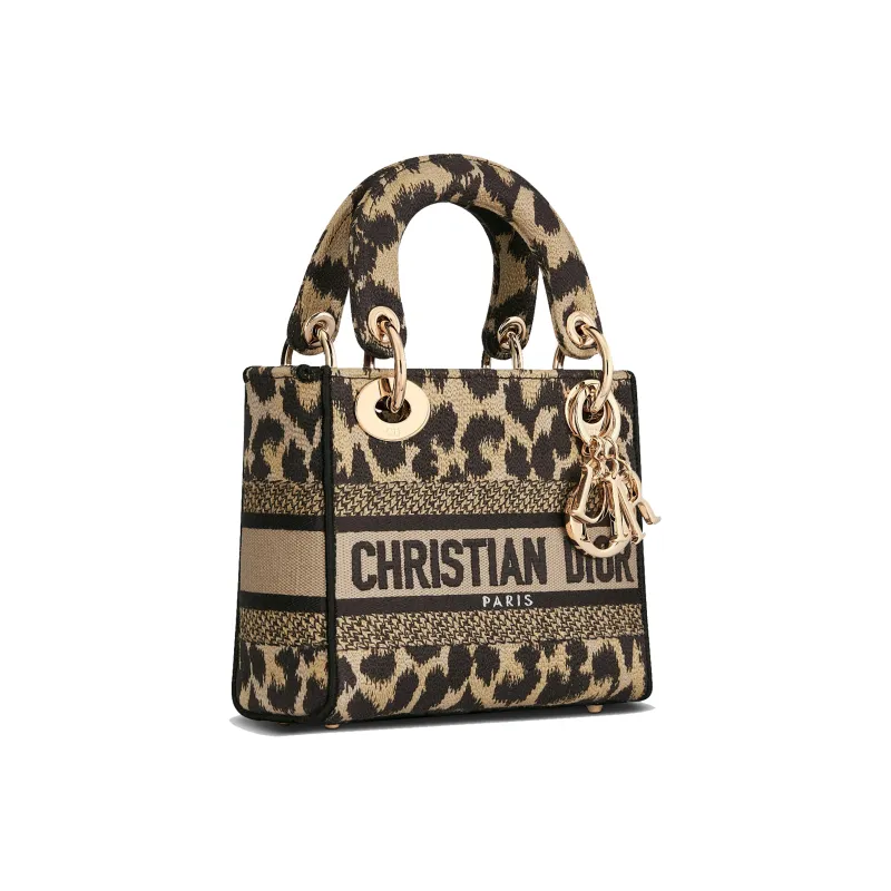 DIOR Lady D-Lite Embroidery Daisie Bag Shoulder Bag Crossbody Bag Handbag Mini Women's Multicolor/Beige-1