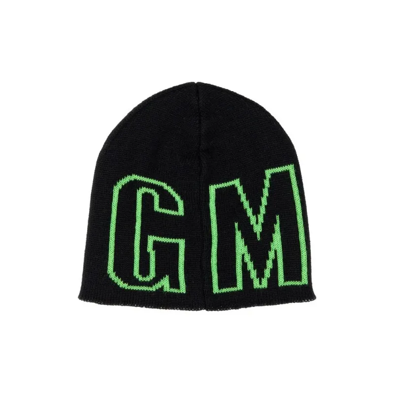 MSGM Logo Intarsia Knit Beanie-0