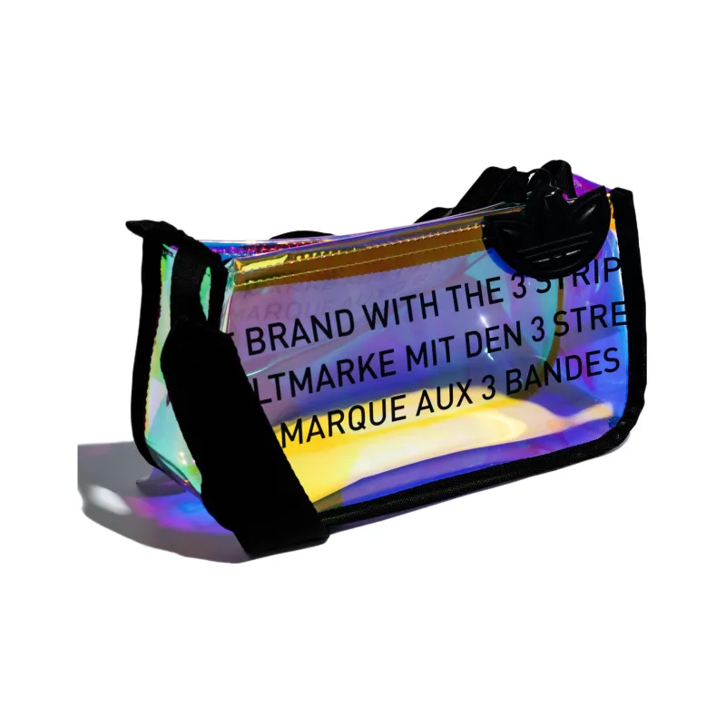 Adidas Originals Polyurethane Sports Bag Toiletry Bag Unisex Transparent-2