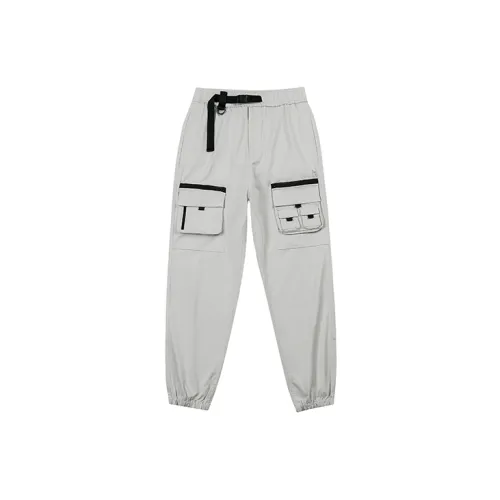 Magn Lens Cargo Pants Men Light Gray