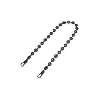 LOEWE Painted Brass Chain Strap Bag Women's Black