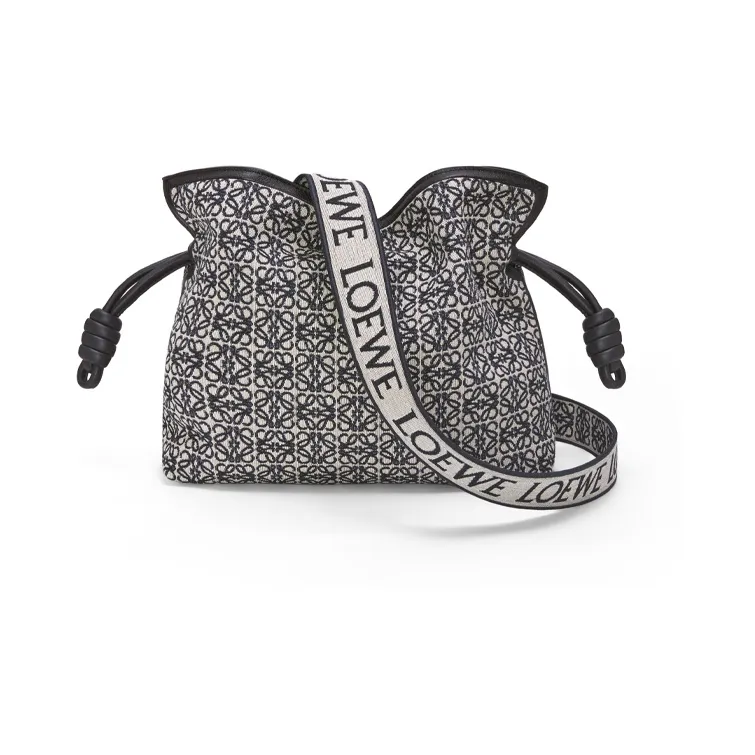 LOEWE Anagram Jacquard With Calfskin Bag Straps Women's Dark Marine Blue-2