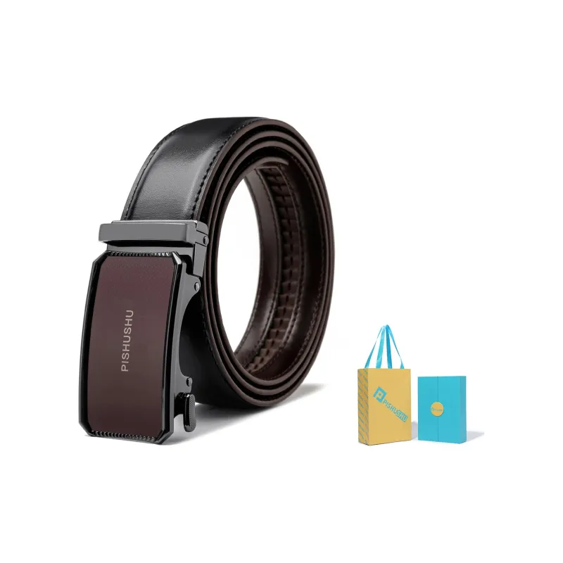 PISHUSHU Leather Belts Men-16