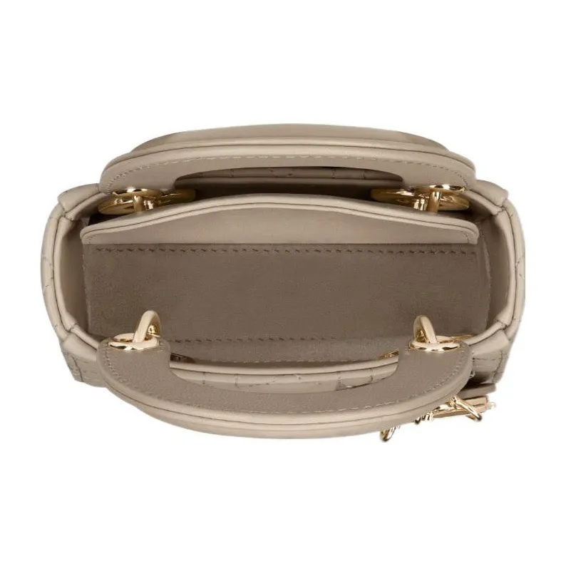 DIOR Lady Dior Sheepskin Daisie Bag Shoulder Bag Crossbody Bag Handbag Extra Mini Women's Beige-3