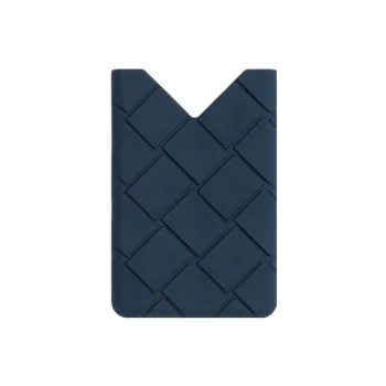 Bottega Veneta Silicone Card Holder Men's Dark Blue