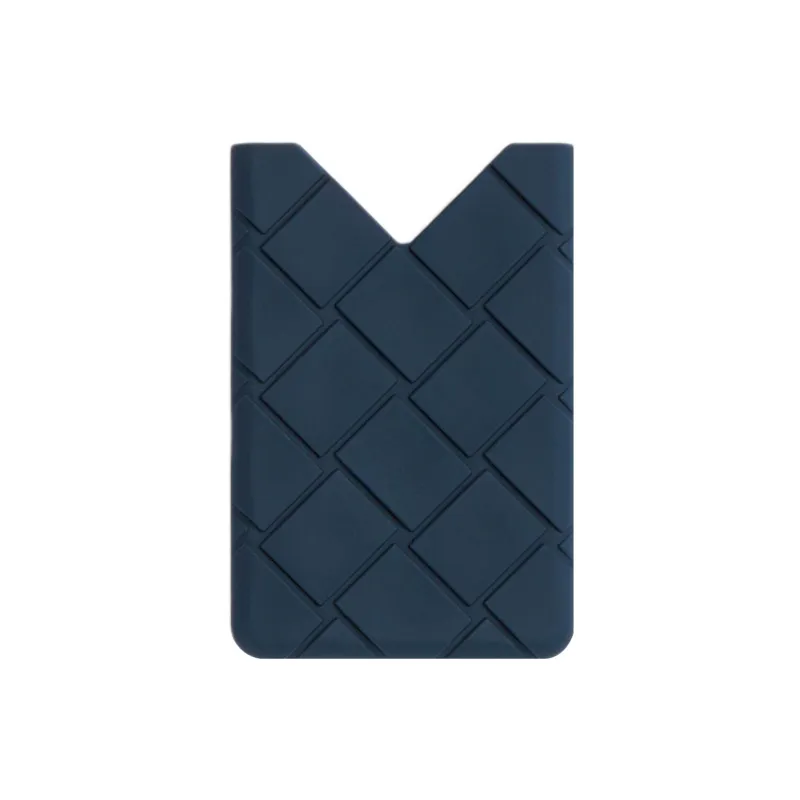 Bottega Veneta Silicone Card Holder Men's Dark Blue-0