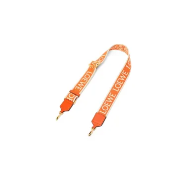 LOEWE Anagram Jacquard With Calfskin Bag Straps Women's Orange