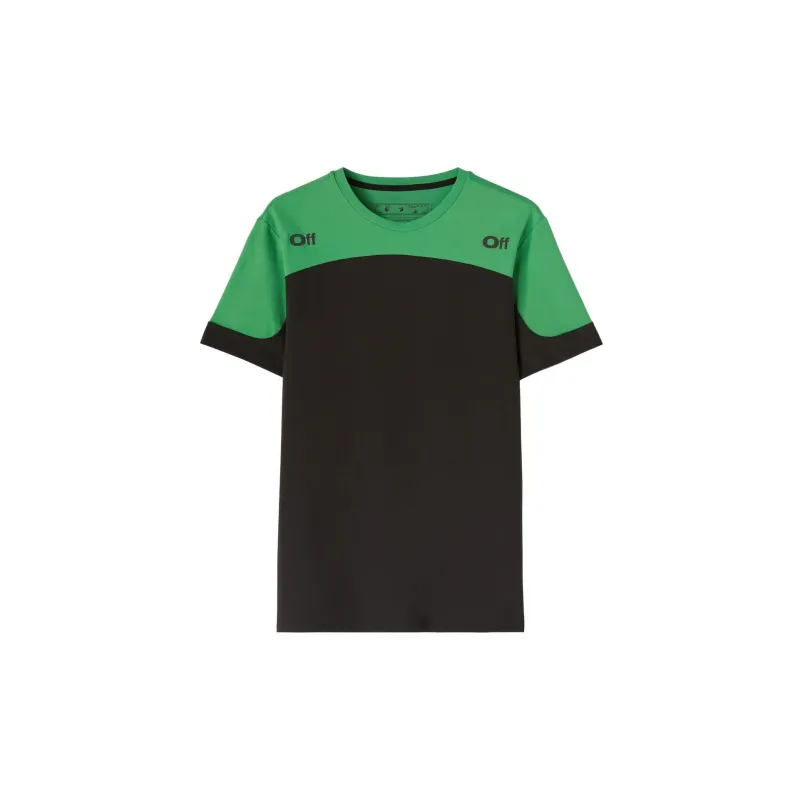 OFF WHITE Diag Outline Block Sport Tee-0