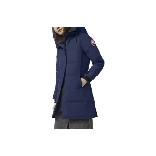 Canada Goose Shelburne Series Down Jackets Women's Marine Blue