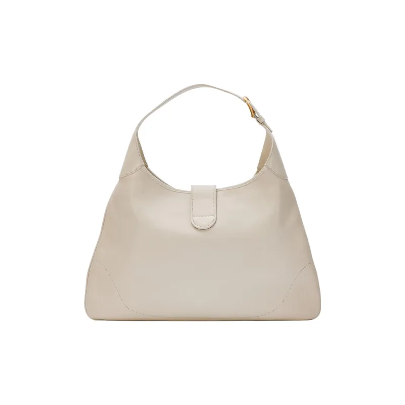 GUCCI Aphrodite Leather Handbag Shoulder Bag Large Size Women's White-2