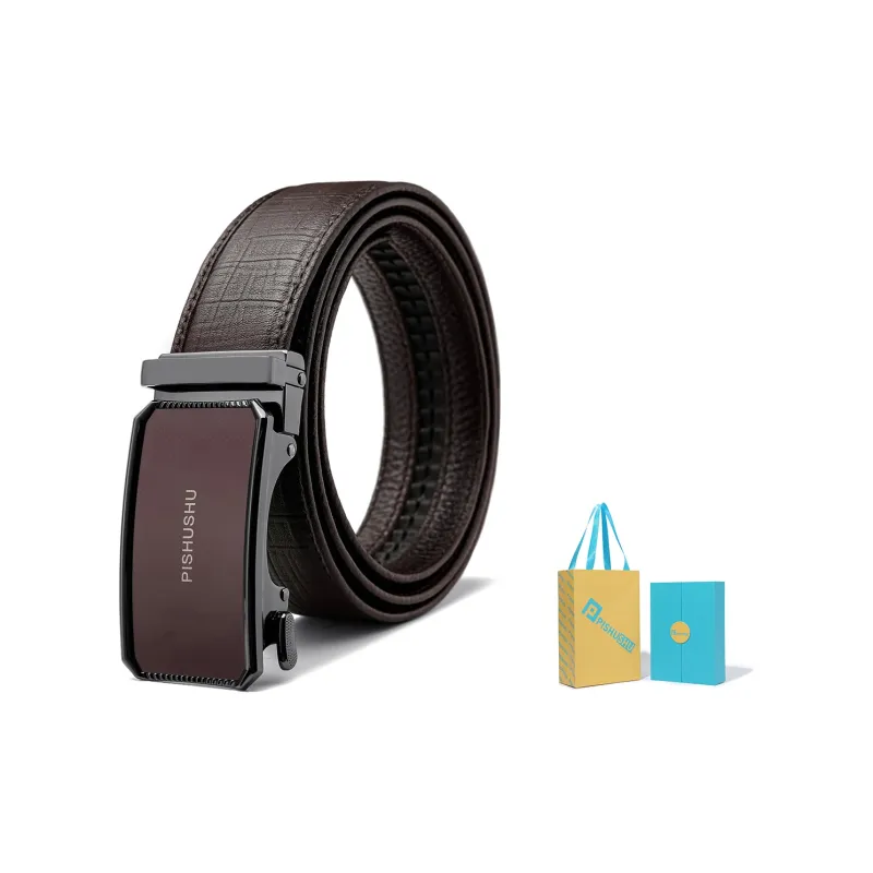 PISHUSHU Leather Belts Men-22