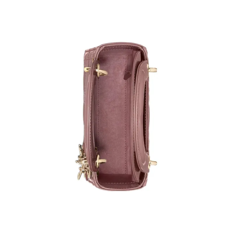 DIOR Lady Dior Patent Leather Calfskin Daisie Bag Shoulder Bag Crossbody Bag Handbag Mini Women's Pink Peony-2