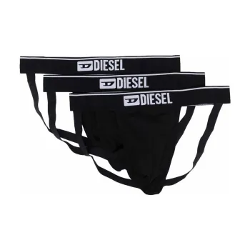 DIESEL Logo Waistband Pack Of Three Jockstraps