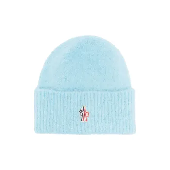 Moncler Logo-appliqué Wool-blend Beanie