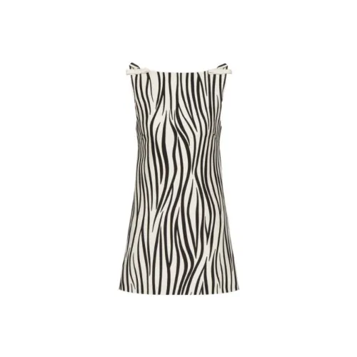 Valentino Sleeveless Dresses Women's White/Black