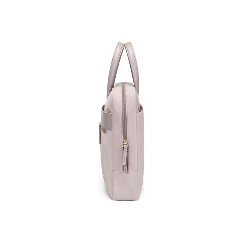 GOLF Fabric Lawyer Bag Handbag Briefcase Laptop Bag Large Size Women's Pink Leather/Elegant Black-2