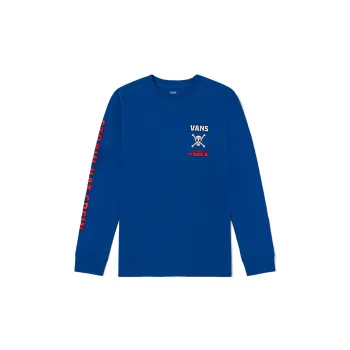 Vans X One Piece King Of Thieves Co Branded Collection T Shirts Unisex Blue