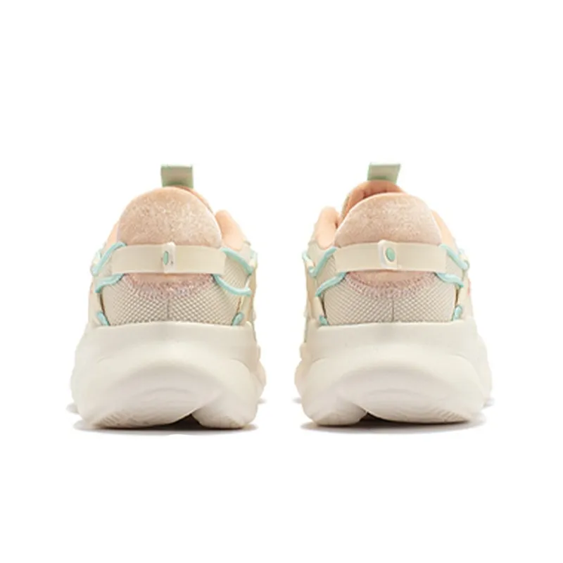 361° Cushioning, Slip Resistant, Abrasion Resistant, Lightweight Low Top Running Shoes Women's Beige Pink-2