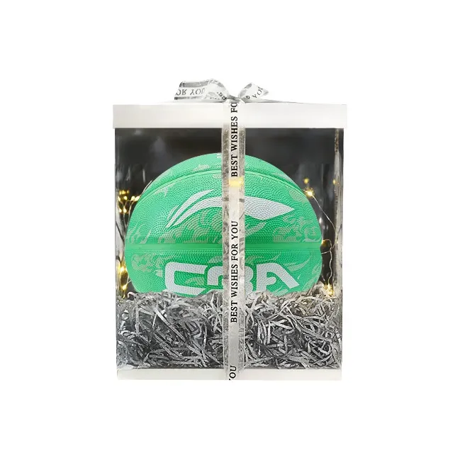 LiNing Rubber Basketball Green Size 7 Training Unisex-5