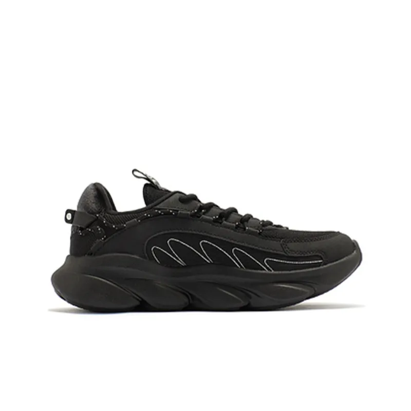 361° Cushioned Anti Slip And Wear Resistant Lightweight Low Top Running Shoes Women's Obsidian Black-1