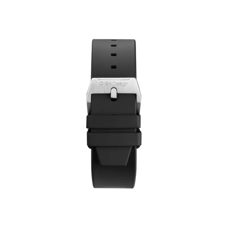 CIGA Design CIGA Compatibility Watch Band Fluoroelastomer Strap, Wide Band 22mm Rubber Material-0