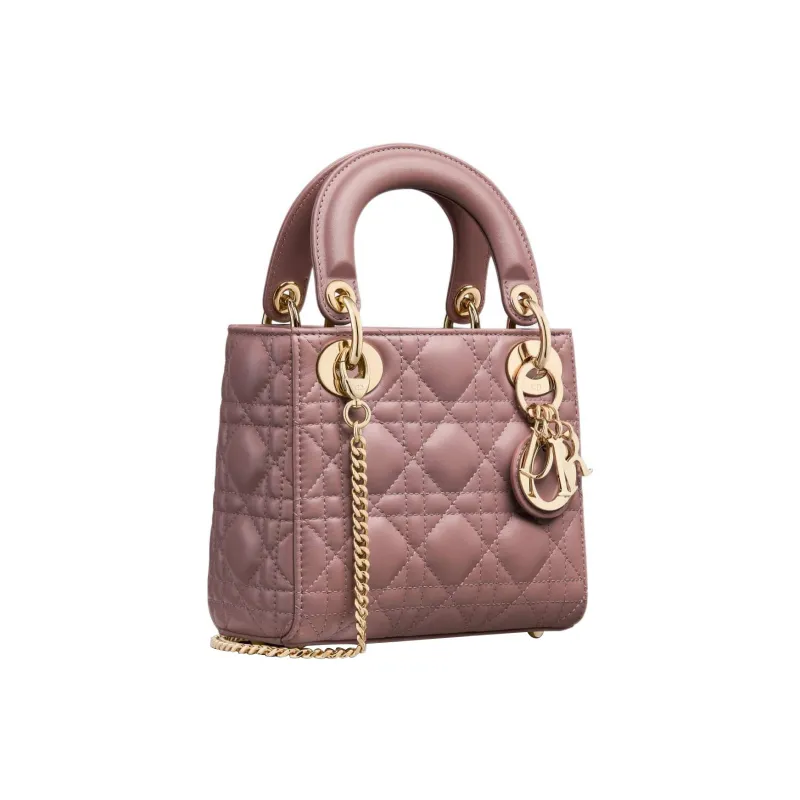 DIOR Lady Dior Sheepskin Daisie Bag Shoulder Bag Crossbody Bag Handbag Mini Women's Pink Peony-1