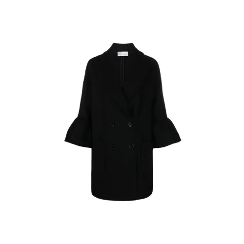 RED VALENTINO Velvet Jackets Women's Black