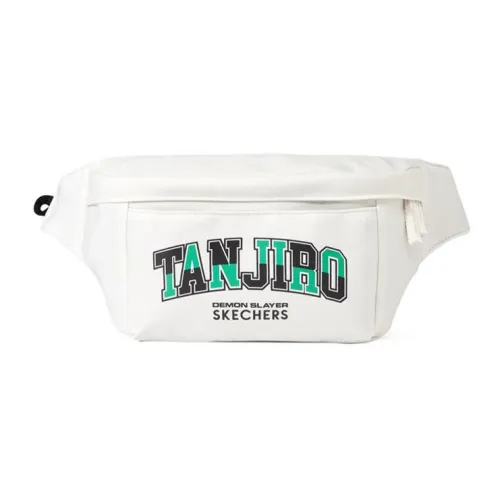 Skechers Demon Slayer: Kimetsu No Yaiba Collaboration Fabric Fanny Pack Unisex Marshmallow White