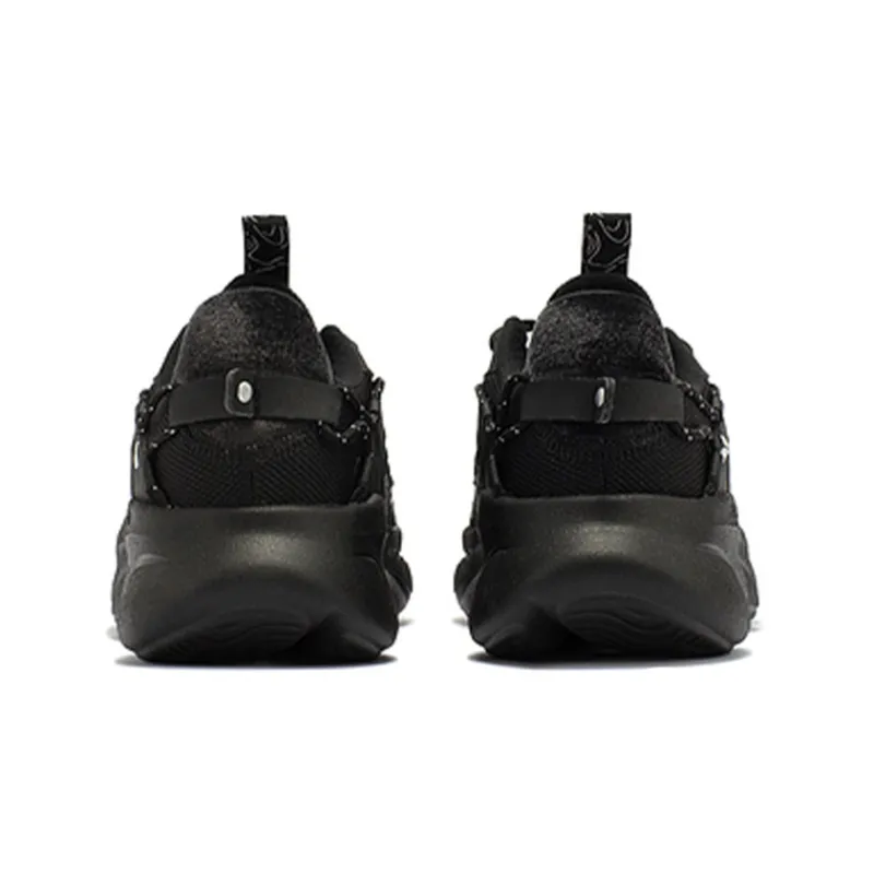 361° Cushioned Anti Slip And Wear Resistant Lightweight Low Top Running Shoes Women's Obsidian Black-2