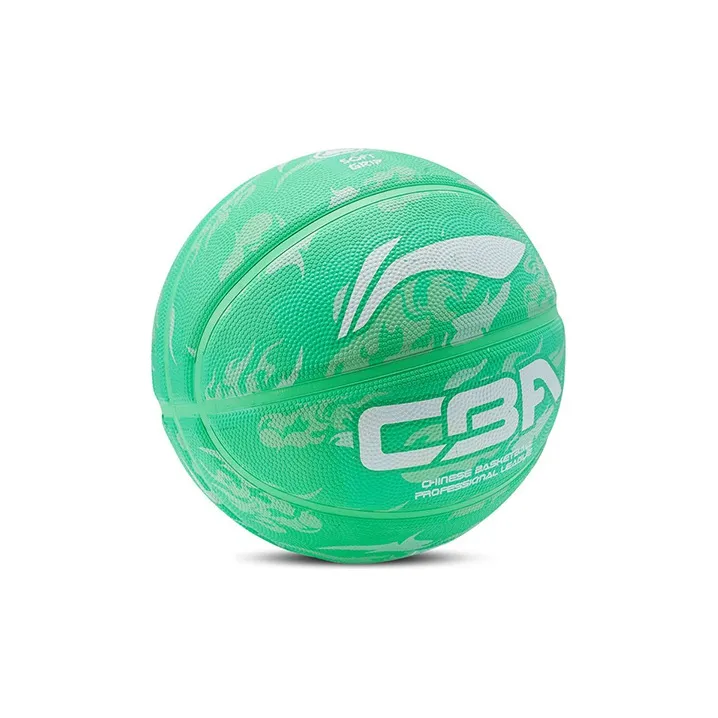 LiNing Rubber Basketball Green Size 7 Training Unisex-2