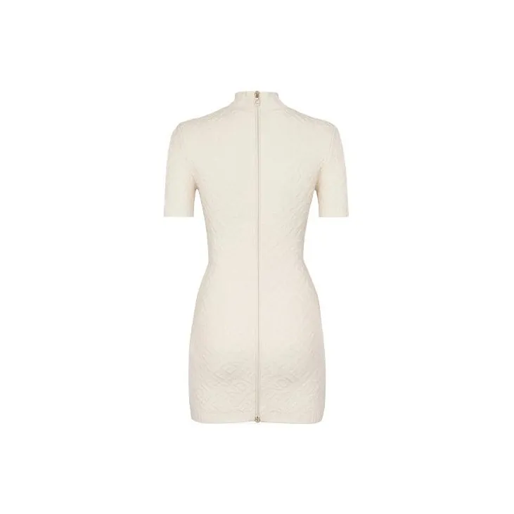 FENDI X Skims Embossed Short Sleeve Dress Connecticut-1