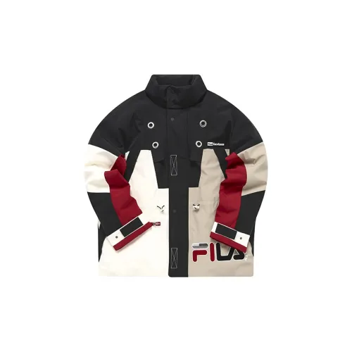 FILA FUSION Down Jackets Unisex Elegant Black