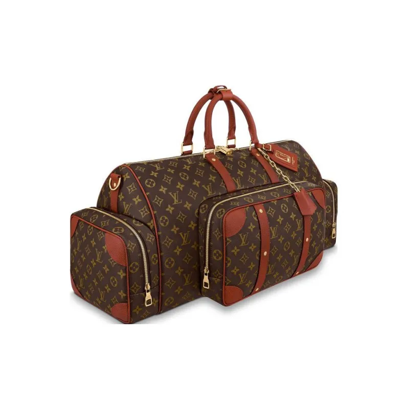 LOUIS VUITTON X Nba Legacy Keepall Trio Pocket Monogram Brown-1