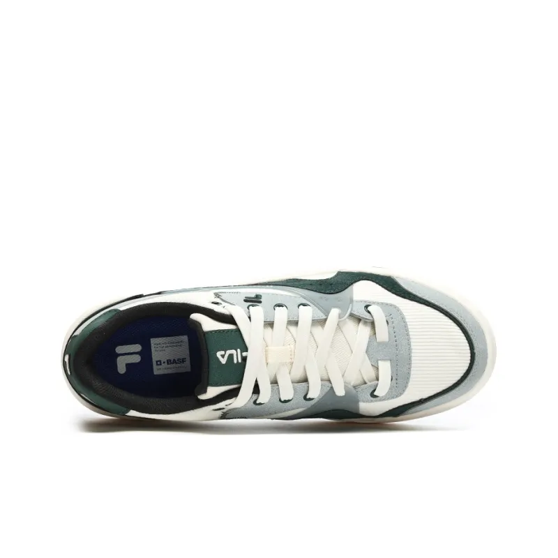 FILA FUSION Bank Skate Shoes 'White Green'-2