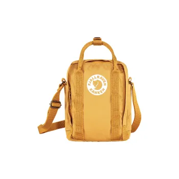 Fjallraven Kanken Polyester Portable Crossbody Bag, Shoulder Bag Regular Unisex Maple Yellow
