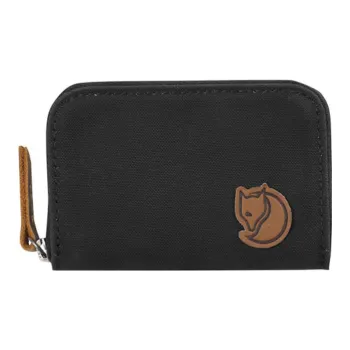 Fjallraven Polyester Blended Cotton Handbag Card Holder Document Wallet Unisex Black Gray
