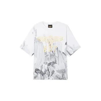 Boy London T Shirts Unisex Gray