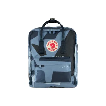 Fjallraven Kanken Computer Backpack Double Shoulder Outdoor Bag Polyester 16L Deep Sea Blue Unisex