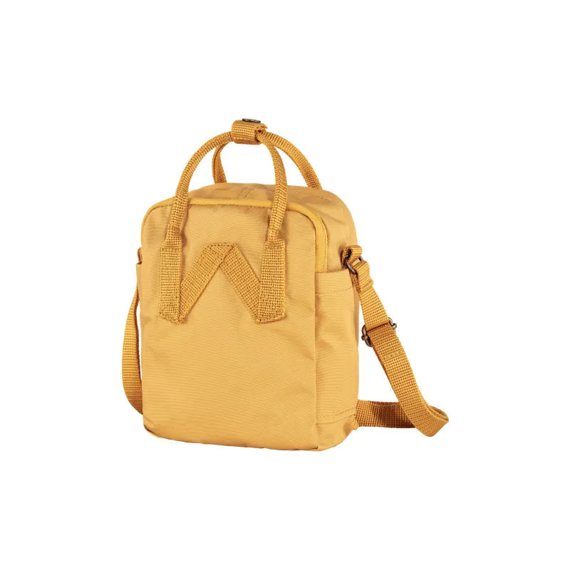 Fjallraven Kanken Polyester Portable Crossbody Bag, Shoulder Bag Regular Unisex Maple Yellow-2