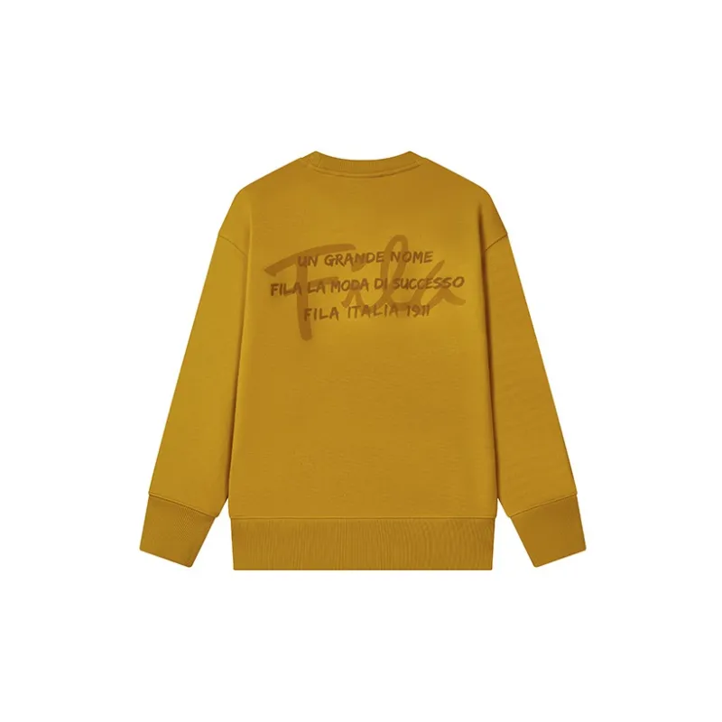 FILA Sweatshirts Unisex Sunflower Yellow-1