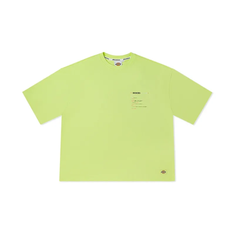 Dickies SS22 T Shirt Unisex Green Yellow-0