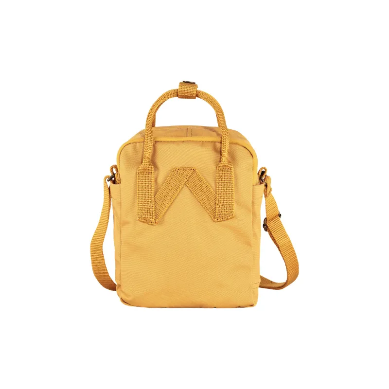 Fjallraven Kanken Polyester Portable Crossbody Bag, Shoulder Bag Regular Unisex Maple Yellow-3