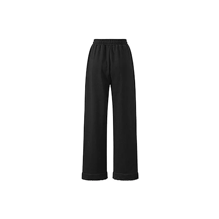 MacyMccoy Straight Casual Pants Women's Black-1