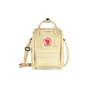 Fjallraven Kanken Nylon Storage Bag, Portable Crossbody Bag, Shoulder Bag Regular Unisex Eggshell White