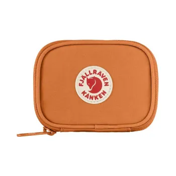Fjallraven Kanken Polyester Cotton Blend Coin Purse, Card Holder Mini Unisex Spicy Orange