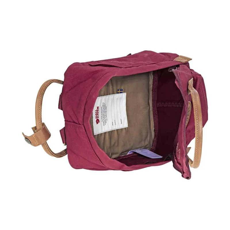 Fjallraven Kanken Polyester Laptop Backpack Mini Women's Fuchsia-3