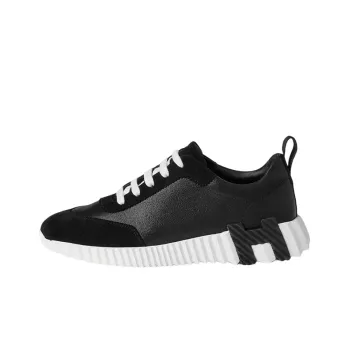 HERMES Bouncing Wear Resistant Low Top Sports Casual Shoes Women's Black